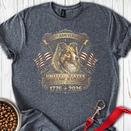Shetland Sheepdog USA T Shirt Gift For Dog Lover