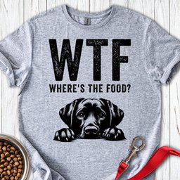 Wheres The Food Labrador T Shirt Gift For Dog Lover