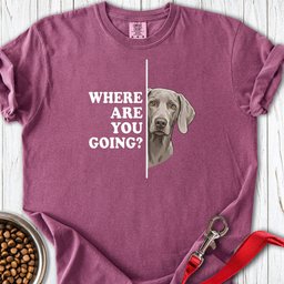 Weimaraner Following Premium Tee Gift For Dog Lover