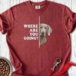 Weimaraner Following Premium Tee Gift For Dog Lover