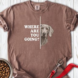 Weimaraner Following Premium Tee Gift For Dog Lover