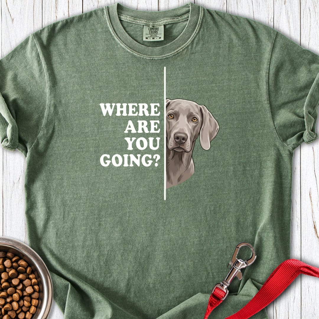 Weimaraner Following Premium Tee Gift For Dog Lover