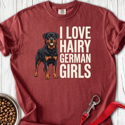 Rottweiler Hairy Girls Premium Tee Gift For Dog Lover