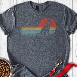 Retro Husky T Shirt Gift For Dog Lover
