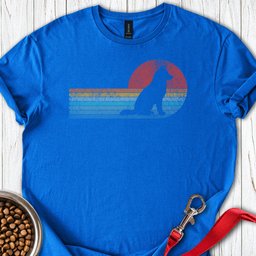 Retro Husky T Shirt Gift For Dog Lover