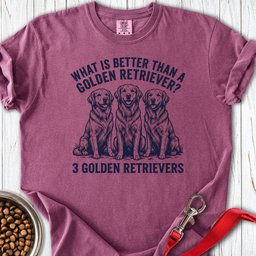 Three Golden Retrievers Premium Tee Gift For Dog Lover