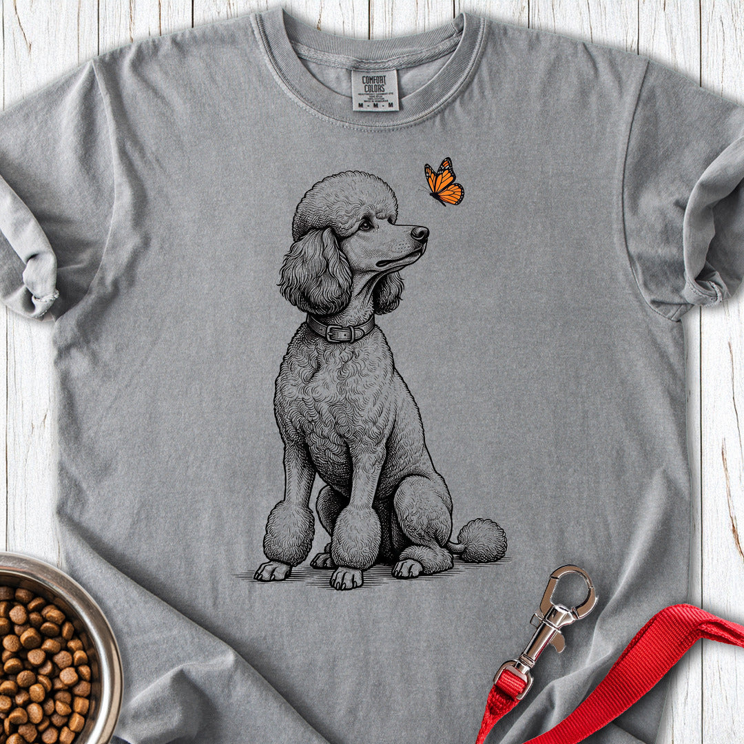 Standard Poodle Butterfly Premium Tee Gift For Dog Lover