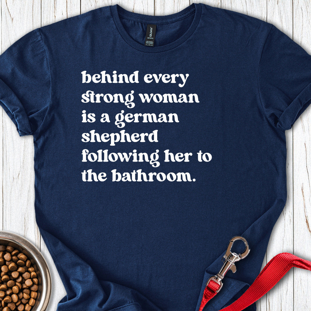 Strong German Shepherd Woman T Shirt Gift For Women