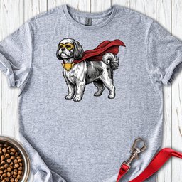 Shih Tzu Superhero T Shirt Gift For Dog Lover