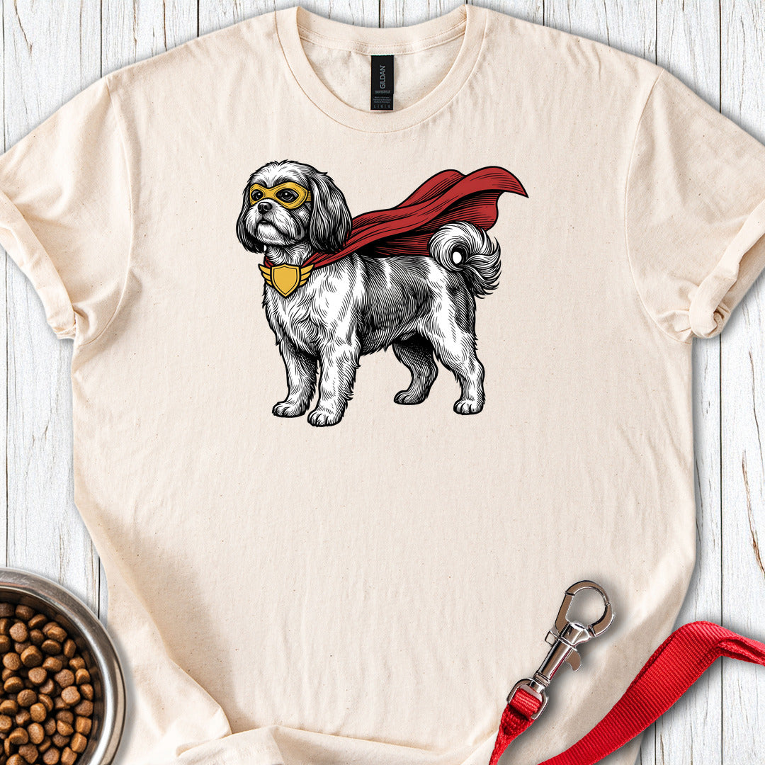 Shih Tzu Superhero T Shirt Gift For Dog Lover