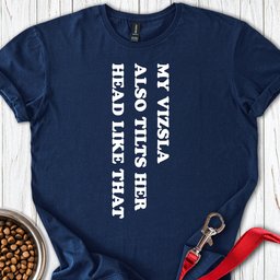 Vizsla Tilt Her Head T Shirt Gift For Dog Lover