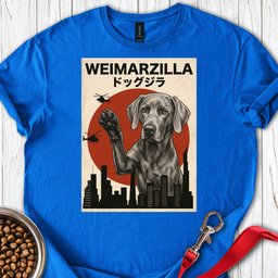 Weimarzilla T Shirt Gift For Dog Lover