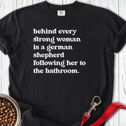Strong German Shepherd Woman Premium Tee Gift For Women
