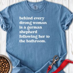 Strong German Shepherd Woman Premium Tee Gift For Women
