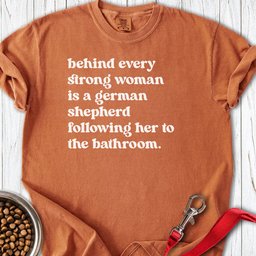 Strong German Shepherd Woman Premium Tee Gift For Women