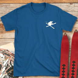 Simple Send T Shirt Gift For Skier