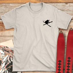 Simple Send T Shirt Gift For Skier