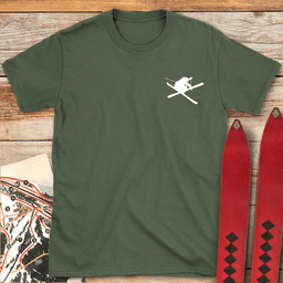 Simple Send T Shirt Gift For Skier