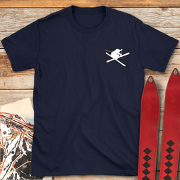 Simple Send T Shirt Gift For Skier