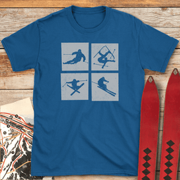 Ski Box Story T Shirt Gift For Skier