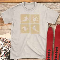 Ski Box Story T Shirt Gift For Skier