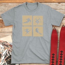 Ski Box Story T Shirt Gift For Skier