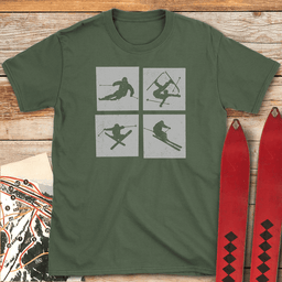 Ski Box Story T Shirt Gift For Skier