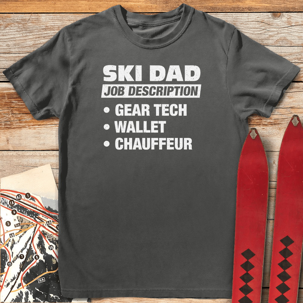 Ski Dad Job T Shirt Gift For Dad