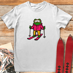 Ski Froggy T Shirt Gift For Skier