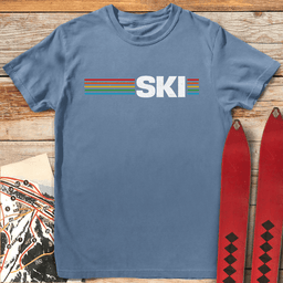 Ski Machine T Shirt Gift For Skier