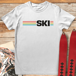 Ski Machine T Shirt Gift For Skier