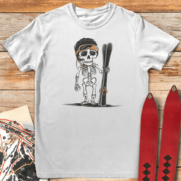 Skeleton Skier T Shirt Gift For Skier