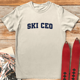 Ski CEO T Shirt Gift For Skier