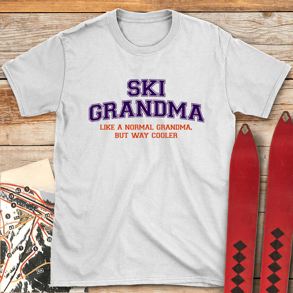 Ski Grandma T Shirt Gift For Grandma