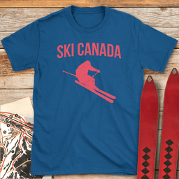 Ski Canada T Shirt Gift For Skier