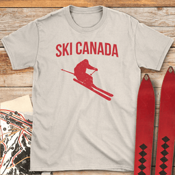 Ski Canada T Shirt Gift For Skier