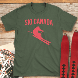 Ski Canada T Shirt Gift For Skier