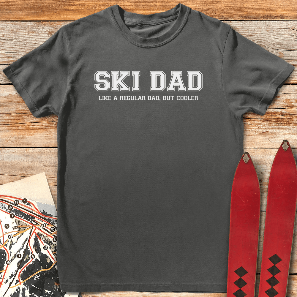 Ski Dad T Shirt Gift For Dad