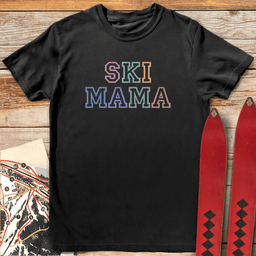 Ski Mama T Shirt Gift For Mom