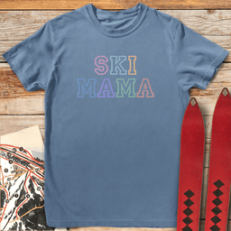 Ski Mama T Shirt Gift For Mom