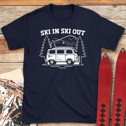 Ski In Ski Out T Shirt Gift For Skier