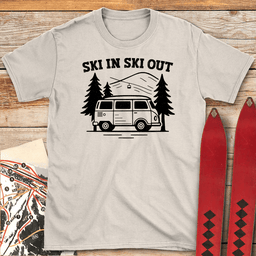 Ski In Ski Out T Shirt Gift For Skier