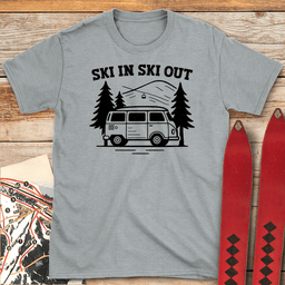 Ski In Ski Out T Shirt Gift For Skier