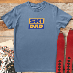 Ski Dad Stack T Shirt Gift For Dad