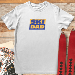 Ski Dad Stack T Shirt Gift For Dad