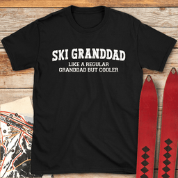 Ski Granddad T Shirt Gift For Skier