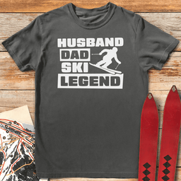 Ski Legend T Shirt Gift For Skier