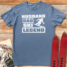 Ski Legend T Shirt Gift For Skier