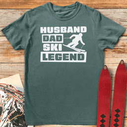 Ski Legend T Shirt Gift For Skier