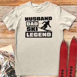 Ski Legend T Shirt Gift For Skier